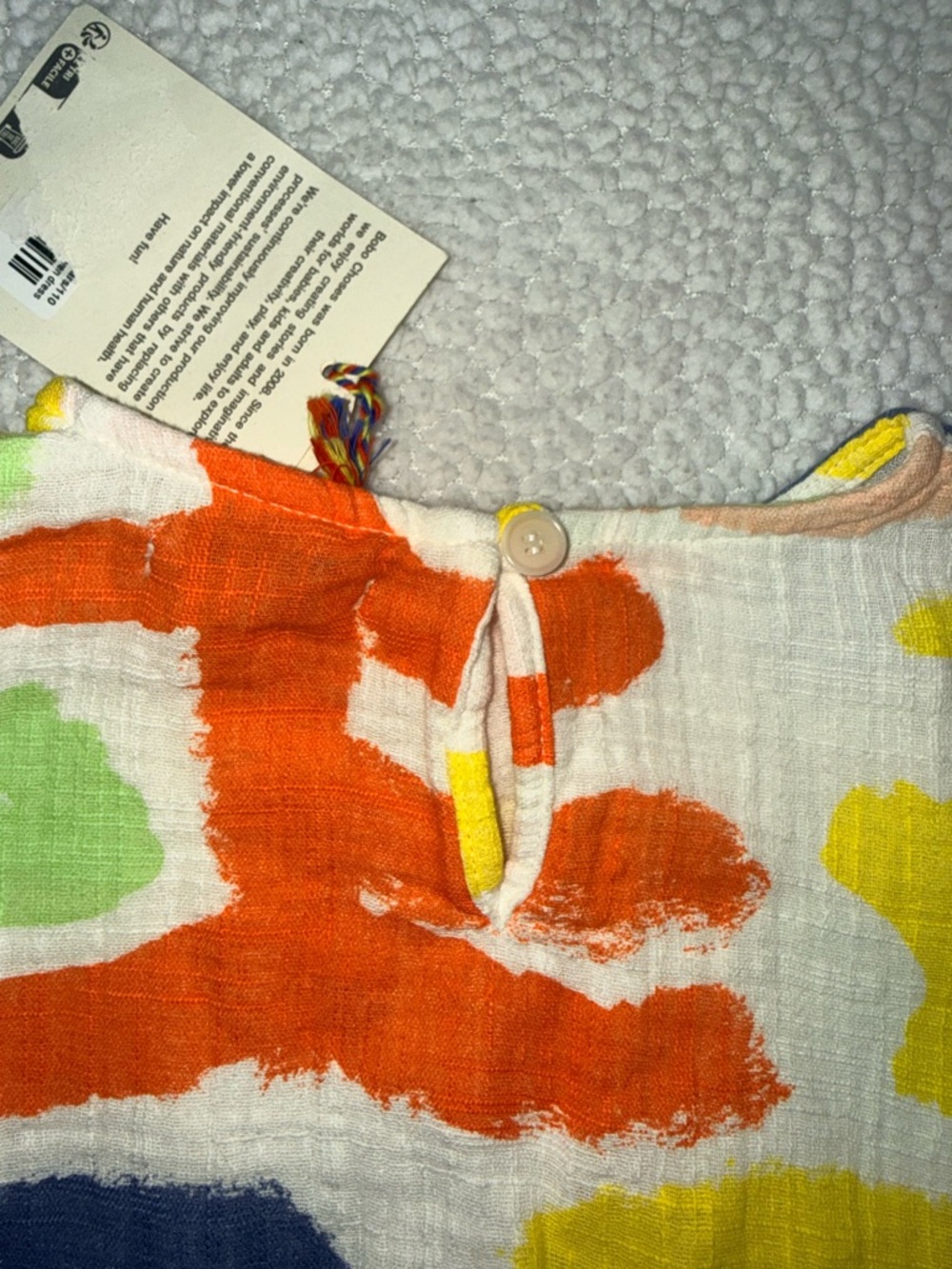 🆕 BOBO CHOSES Carnival Balloon Sleeve Dress - 4/5 Years - Picture 6 of 8